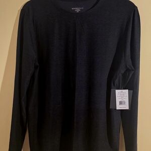 Beyond Yoga Dark Gray Long Sleeve Men's Shirt